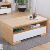 斯品家居 卡斯茶几电视柜组合 现代简约茶几电视柜 美式小户型实木客厅套装