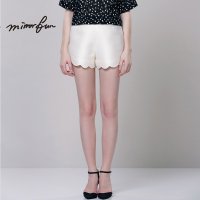 MIRRORFUN2016春季新款  百搭花瓣A字短裤女宽松薄款显瘦阔腿裤