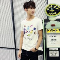 格缇妃 ぶ 2016夏装可爱淑女情侣短袖韩版两件套装裙923#