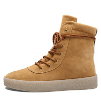 冬季加绒高帮男靴保暖时尚马丁靴子英伦中筒靴子男复古休闲鞋