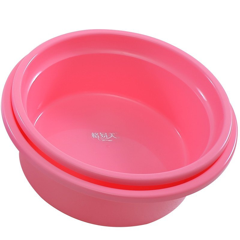 塑料洗脸盆 洗衣洗漱洗菜洗脚盆子（两个装）