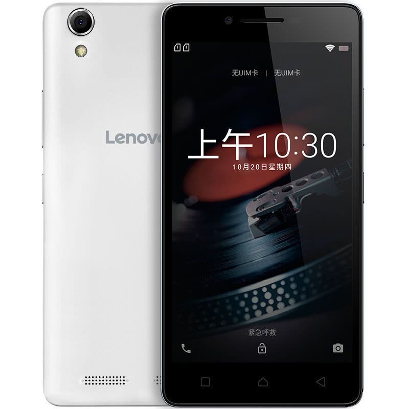 联想(lenovo)K10e70 全网通移动4G智能手机 （1G RAM+8G ROM）双卡双待 雪融白图片