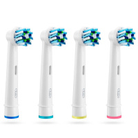 博朗BRAUN欧乐B(Oral-b) EB50-4 电动牙刷头 多角度清洁型牙刷头 四支装