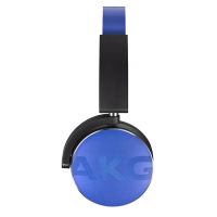 AKG爱科技Y50BT头戴式立体声蓝牙耳机 重低音 头戴式无线耳机 手机耳机 蓝色