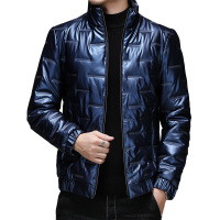 LEEVIRHINO2021年冬季新品中青年加肥加大码棉衣男士大号胖子男士棉衣加厚保暖立领棉服男士外套男潮款衣服男装