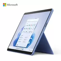 [套餐1] 微软Surface Pro 9 二合一平板电脑 英特尔Evo 超能轻薄本 12代酷睿i7 16G 512G 宝石蓝 时尚商务轻薄笔记本平板电脑 超窄边框触屏