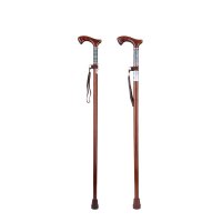 RealLife乐来福 RL-Q02木质一体手杖 T型手把 户外徒步登山用 登山杖