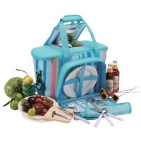 HIKING LEGEND领路者 户外餐篮式四人包LZ-0202 野餐包 野营餐具套装