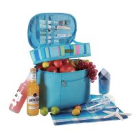 HIKING LEGEND领路者 户外双人手提餐包LZ-0203 野餐包 保温包 野营餐具套装