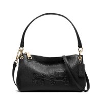 COACH 蔻驰33521 女款牛皮经典马车图案手提单肩斜挎包