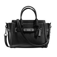 COACH蔻驰 女士手提斜挎包牛皮拉链 55496