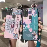 VMONN适用于三星S20 FE手机壳A21S腕带名族风挂绳5G全包A20S潮男女款M51卡通硅胶A217F情侣网红防摔