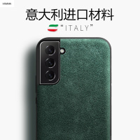 VMONN适用于三星s21手机壳s21+保护套男女款欧缔兰Alcantara翻毛皮S21ultra硅胶全包防滑防手汗5G