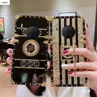 VMONN女神花朵适用华为p40pro+手机壳p30por名媛p20方形5g版十带指环扣硅胶软壳高端水钻p4o时尚网