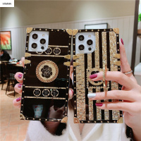 VMONN方形幻影花朵适用vivox21手机壳x9/x20/x21网红女款nex高档v11/x21s潮牌指环支架x2