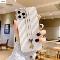 VMONN适用于苹果12手机壳电镀行李箱iphone12promax简约新款直边ip13网红男女ipone12pro全包