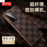 VMONN红米K40手机壳小米K40pro保护套RedmiK镜头全包格子por十欧美防摔潮k405g男女Re