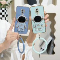 VMONN适用于vivoy17手机壳电镀立体宇航员带支架硅胶软壳太空人折叠手环圈防摔女款保护套