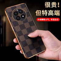 VMONN华为mate50手机壳商务格纹mate50pro新款保护套r高档男网红M50女全包防摔