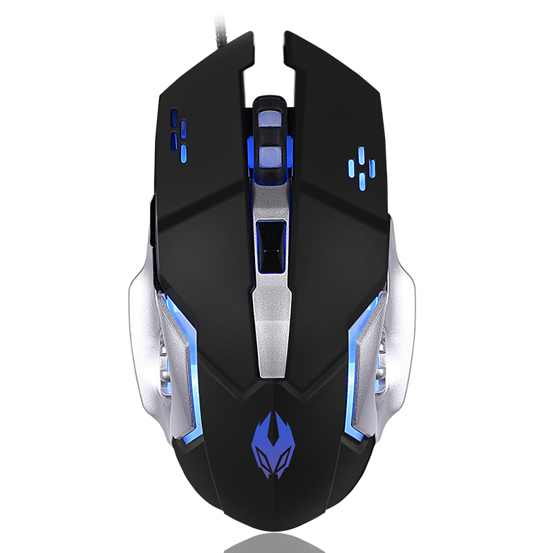 有线游戏宏鼠标电竞加重金属电竞发光办公电脑笔记本网吧绝地求生吃鸡