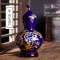 彩帮景德镇陶瓷花瓶摆件客厅插花花器乌金釉瓷器现代中式家居装饰品12