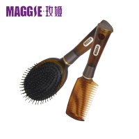 MAGGIE玫姬梳子卷发梳按摩梳气囊保健护发排骨梳头梳圆梳保健梳礼品梳MAGGIE玫姬教师节礼物梳子礼品盒气垫按摩梳保健