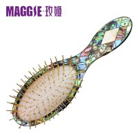 MAGGIE玫姬梳子卷发梳按摩梳气囊保健护发排骨梳头梳圆梳保健梳礼品梳MAGGIE玫姬礼品礼盒小梳子气囊按摩梳气垫梳保健