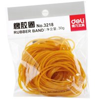 deli得力3218橡皮筋 橡胶圈 乳胶圈 牛皮筋 30克 橡皮筋 办公用品