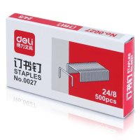 得力文具 deli 0027 加厚钉 可钉50页 订书钉 厚层订书针 24/8