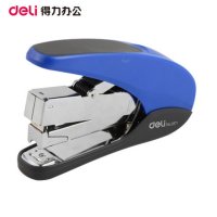 得力0371省力订书机 加厚型可钉50页 订书器 学生订书机