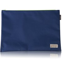 deli得力5836收纳袋A4 A5 B5 B6拉链袋彩色拉边袋 文件袋单层防水