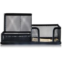 得力9175笔筒时尚创意多功能笔架商务办公笔筒铁网笔筒办公用品