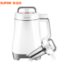 苏泊尔（SUPOR）豆浆机 DJ12B-P17E全自动家用破壁免过滤 预约多功能豆浆机容量1.2L干豆五谷湿豆 底盘加热