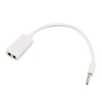 映羽 3.5mm一分二耳机分线器 苹果/华为/小米手机情侣音频线 1分2转接线