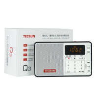 德生（Tecsun）Q3袖珍式广播录音机数码音频播放器 插卡调频立体声收音机MP3播放器