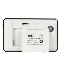 德生（Tecsun）Q3袖珍式广播录音机数码音频播放器 插卡调频立体声收音机MP3播放器
