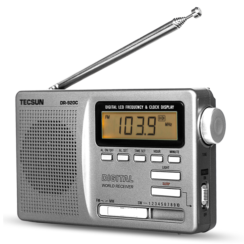 德生（Tecsun） DR-920c 全波段老人便携收音机高考英语四六级校园广播