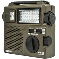 Tecsun/德生 GR-88全波段收音机 应急照明手摇发电老人立体声半导体