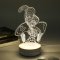 格轩创意3D台灯礼品小夜灯LED三维床头灯个性动漫漫威卡通小夜灯3D-52...