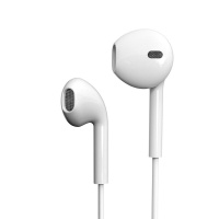 奥多金 重低音线控通话有线耳机 适用于苹果三星OPPO小米VIVO魅族金立等智能手机通用 白色