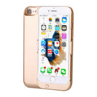 奥多金 背夹电池苹果678充电宝无线移动电源壳iPhone6s/7/8Plus 5.5英寸大屏手机通用 8200毫安金色