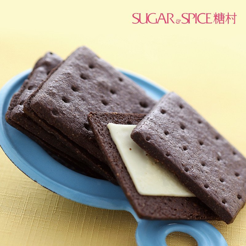 台湾进口 糖村巧克力雪饼18入 美味健康