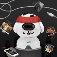 FoQo 蓝牙音箱 低音炮无线迷你插卡小钢炮 个性创意礼品户外车载便携 LP 音响 X5 白色 套餐一