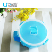 优利洁微波炖汤碗 微波加热碗 密封保鲜碗 泡面碗带手柄