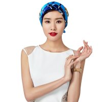 万事利WENSLI真丝丝巾小方巾海心琼玉