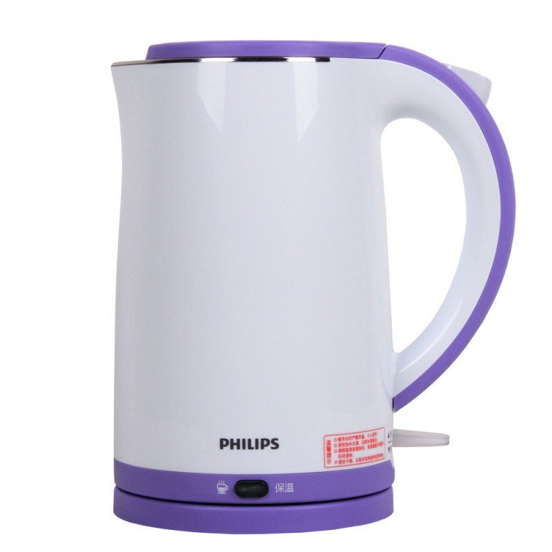 Philips/飞利浦 HD9312电热水壶双层防烫不锈钢大容量电热烧水壶