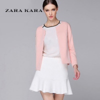 ZARAKARA2018春装新款小香风小外套短款女修身显瘦韩版百搭长袖上...