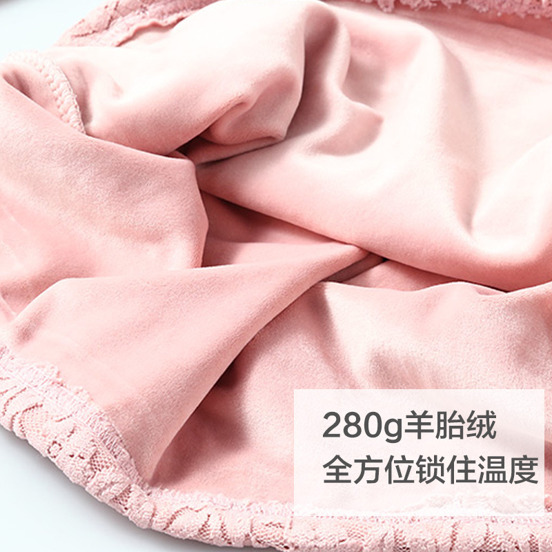 ZARAKARA2018春装新款加绒加厚蕾丝镂空打底衫女套头修身保暖针织...