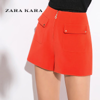 ZARA KARA短裤女修身显瘦时尚A字阔腿裤休闲裤女装裤子2018春夏季新款潮B