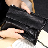 帕宾pabin 手抓包男款信封包男真皮男士手包软皮手包男潮男式手抓包真皮